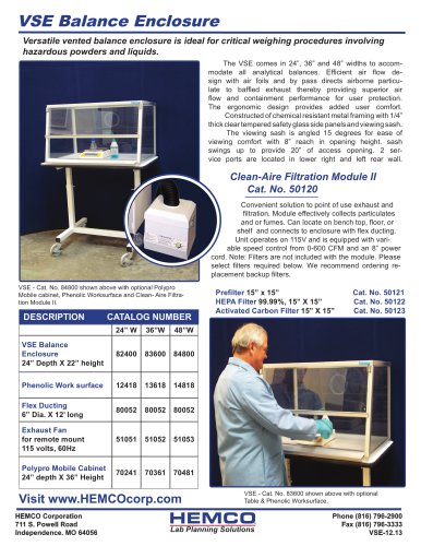 VSE Balance Enclosure