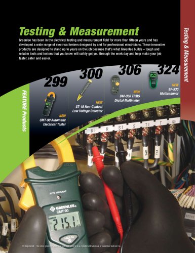 Testing & Measurement Catalog