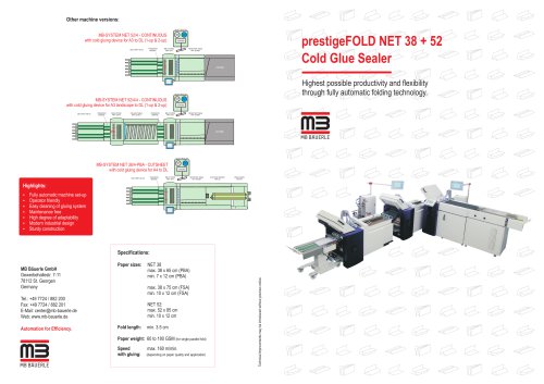 prestigeFOLD NET 38 + 52 Cold Glue Sealer