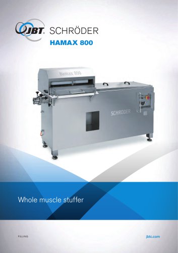 HAMAX 800 Whole muscle stuffer