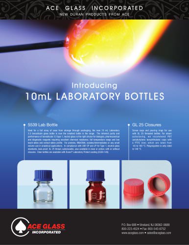 Schott 10mL Bottles