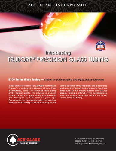 Trubore Precision Glass