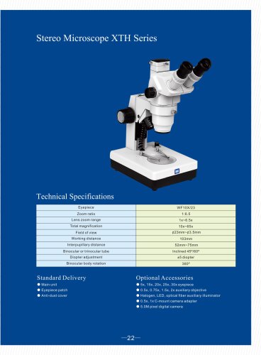 Stereo Microscope XTH series