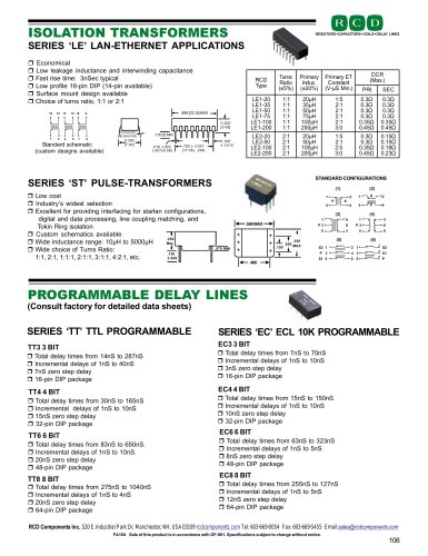 ISOLATION TRANSFORMERS