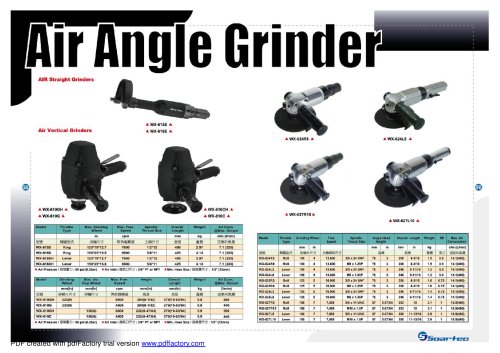 Air Angle Grinder-Soartec